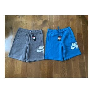 NWT 2 pairs of Nike sweat shorts